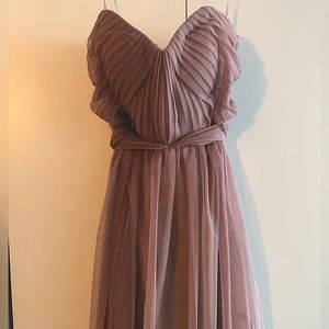 Mauve Convertible Bridesmaid Dress | Size S | Chiffon | Birdy Grey Brand